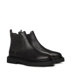 Stivaletti Chelsea in pelle 23075 MORO ANTICA CUOIERIA 