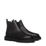 Stivaletti Chelsea in pelle 23075 MORO ANTICA CUOIERIA 