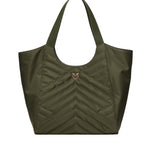 Borsa shopper in tessuto trapunta puzzle 104536 A1EUX25Q PINKO 