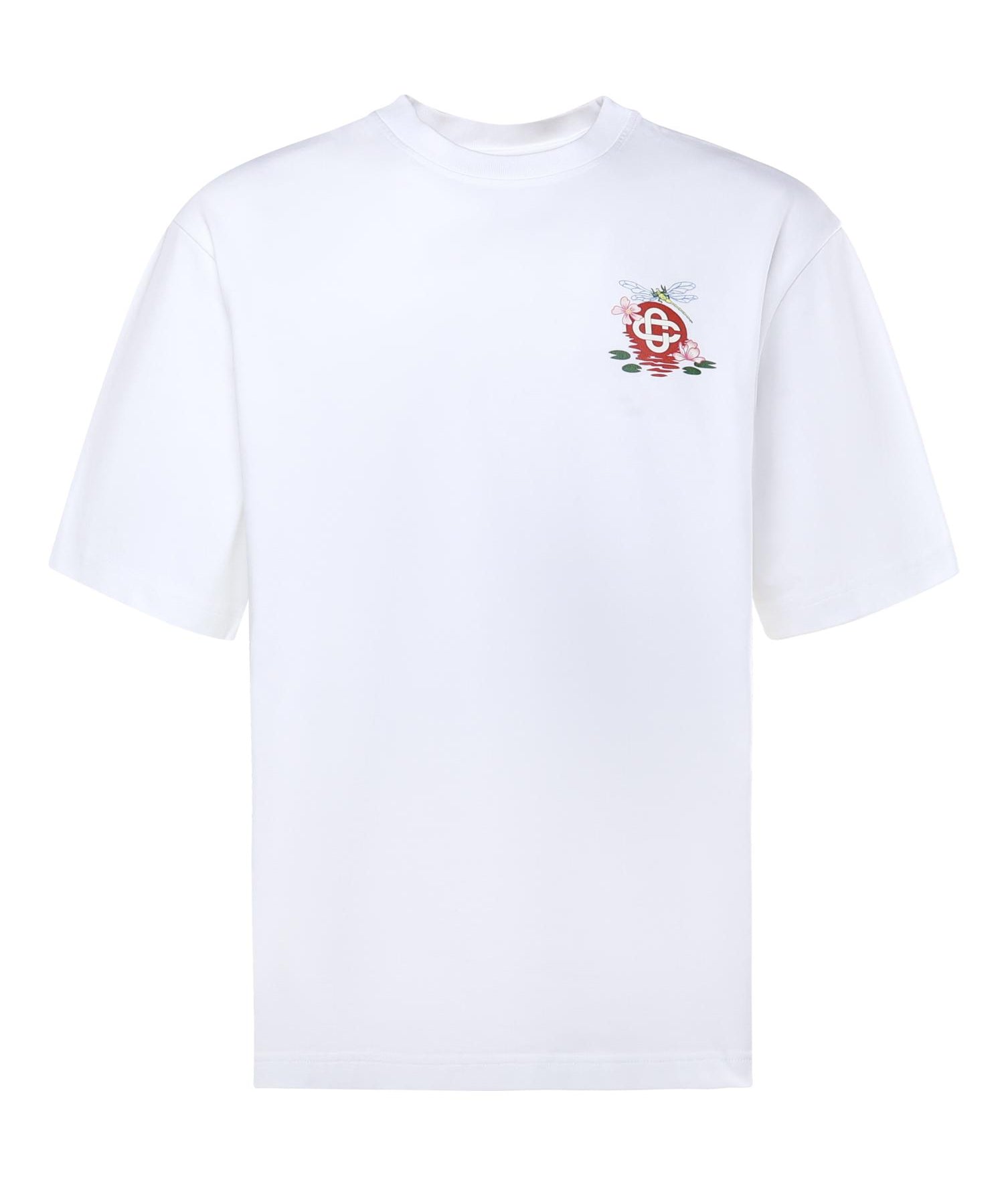 T-shirt Dragonfly in cotone<BR/> MAW25JTS044 08 CASABLANCA 