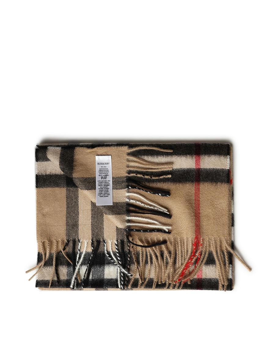 Sciarpa in cashmere Check 8076576 A7026 BURBERRY 