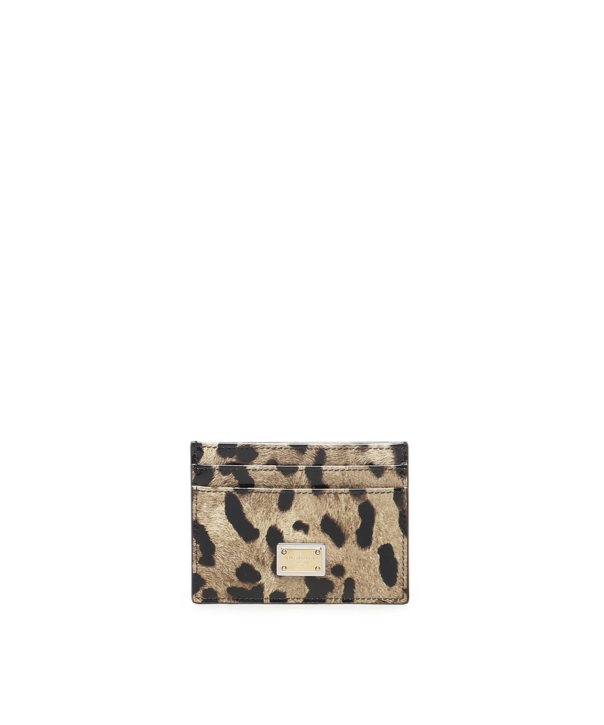 Portacarte stampa leo BI0330 AM568HA93M DOLCE & GABBANA 