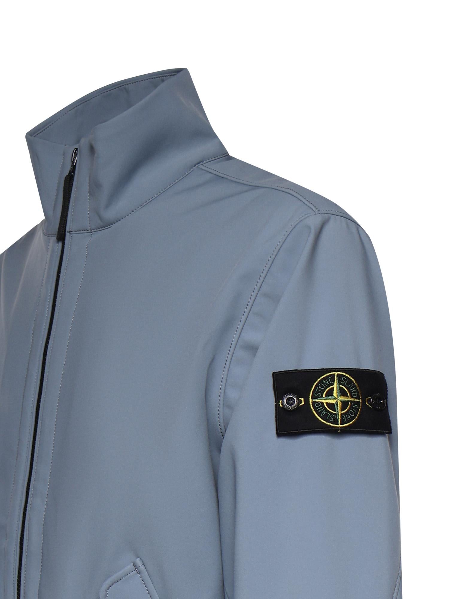 Giacca light soft shell-r e.dye technology con logo L1S154100022 S0A22V0024 STONE ISLAND 