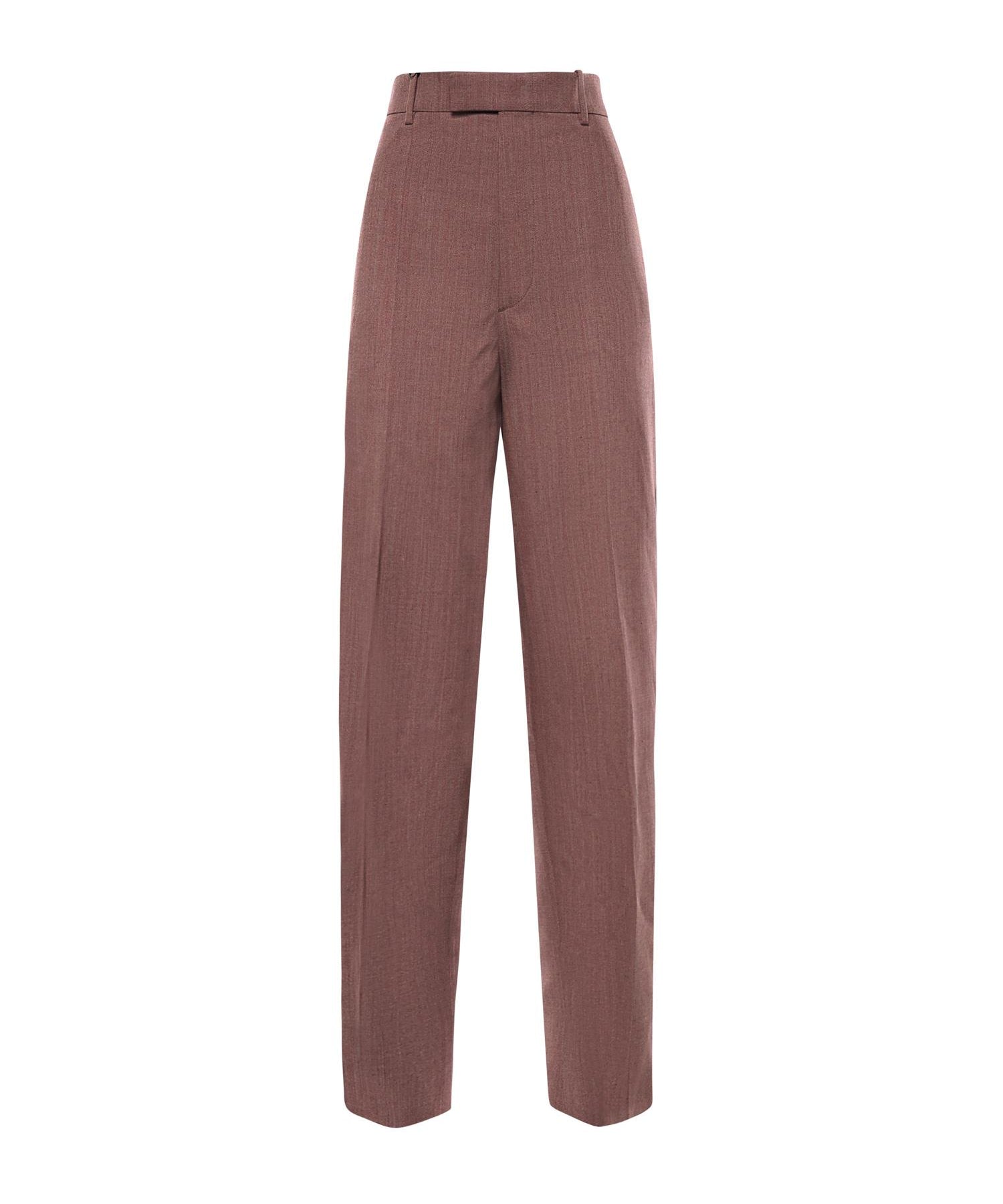 Pantaloni in lana e lino 856110 V6DL05117 BOTTEGA VENETA 