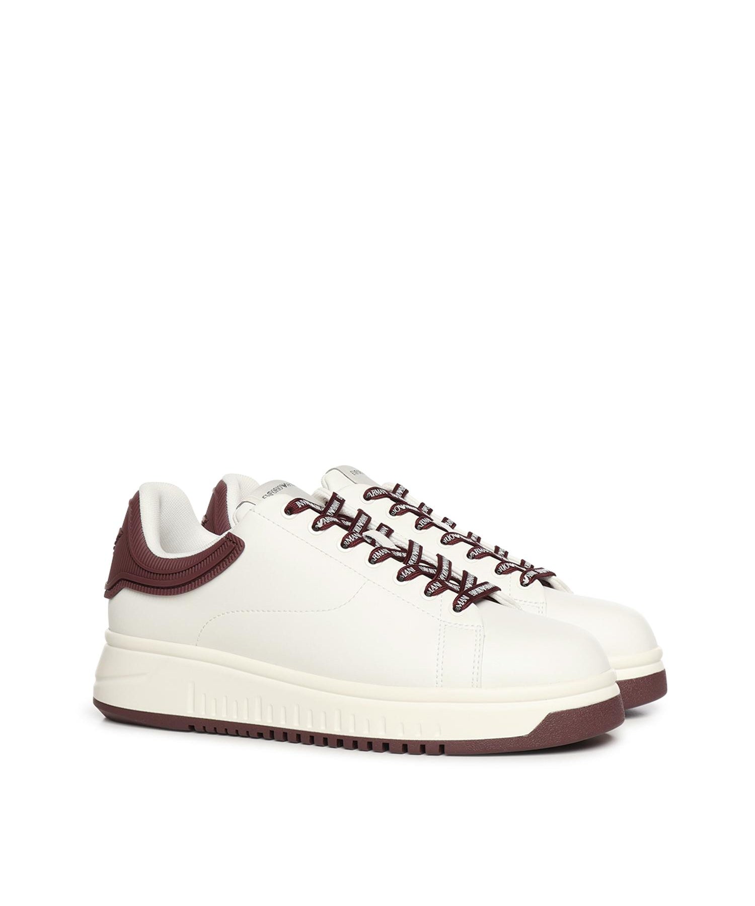 Sneakers in pelle con logo EM003663 AF18212M0363 EMPORIO ARMANI 