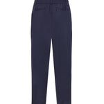 Pantaloni Astro in gabardine di misto lana ASTRO BLU GIULIANO GALIANO 