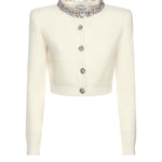 Cardigan con strass AW25135C C SELF-PORTRAIT 