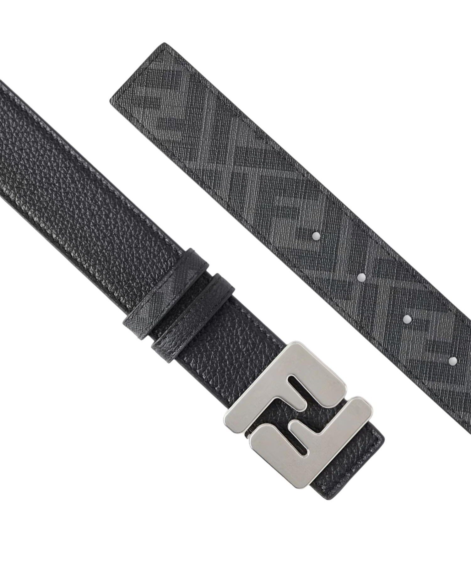Cintura Squared FF in pelle 7C0556 AQWHF0GWB FENDI 