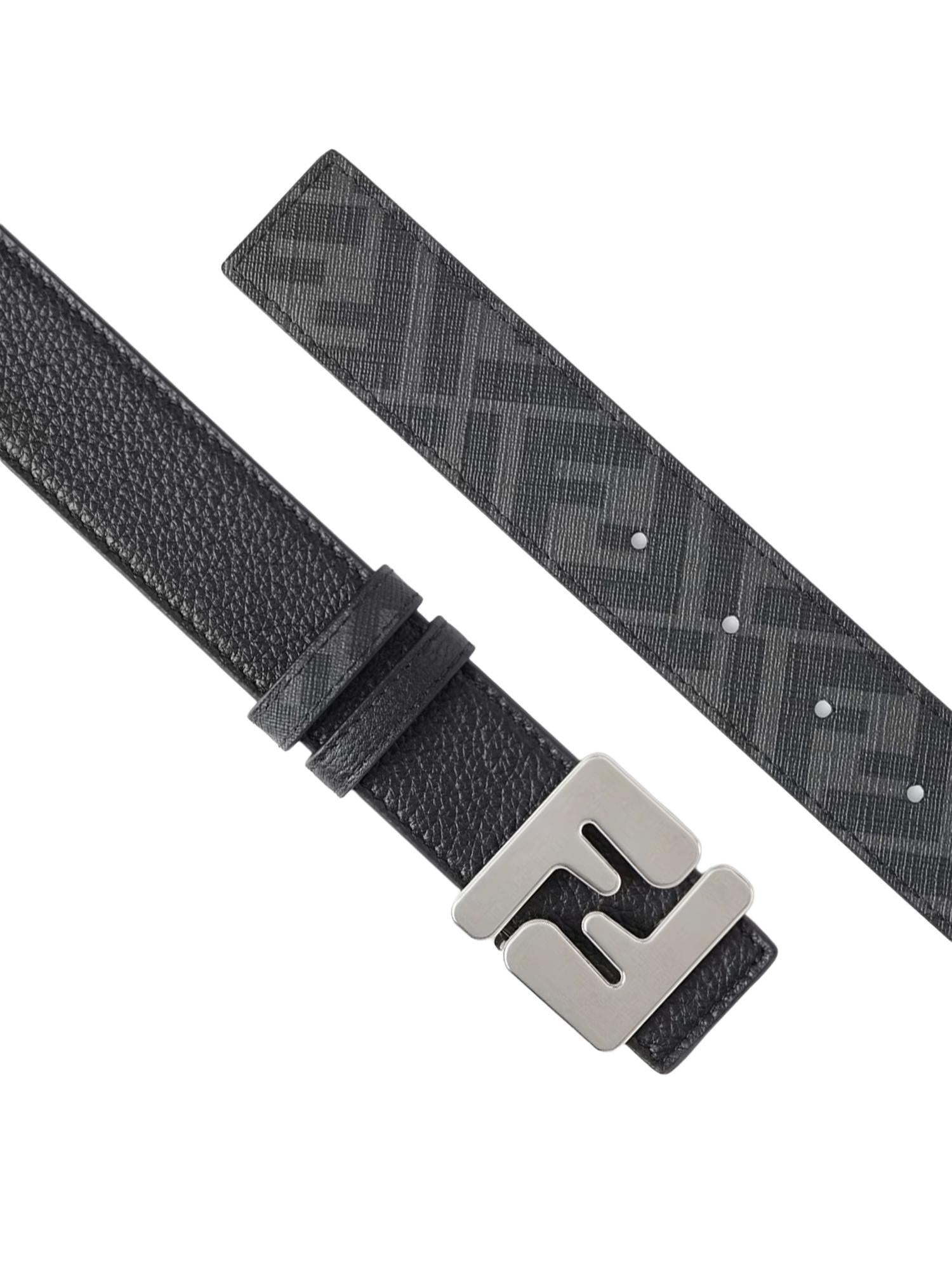 Cintura Squared FF in pelle 7C0556 AQWHF0GWB FENDI 