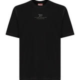 T-shirt fiammata con logo A16424 0QKAP9XX DIESEL 
