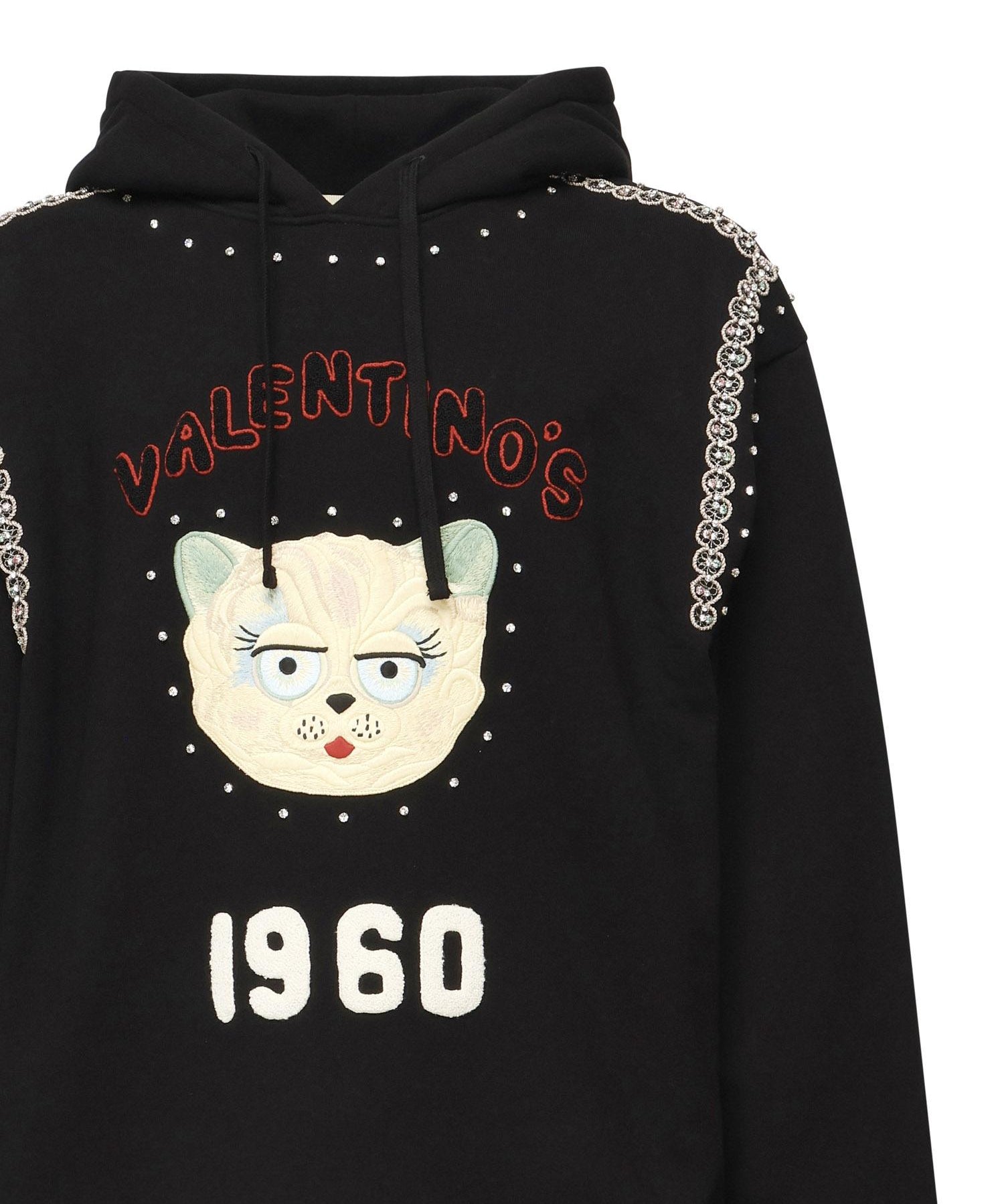Felpa con cappuccio 'Le Chat De La Maison' 7V3MF28N B310NO VALENTINO GARAVANI 