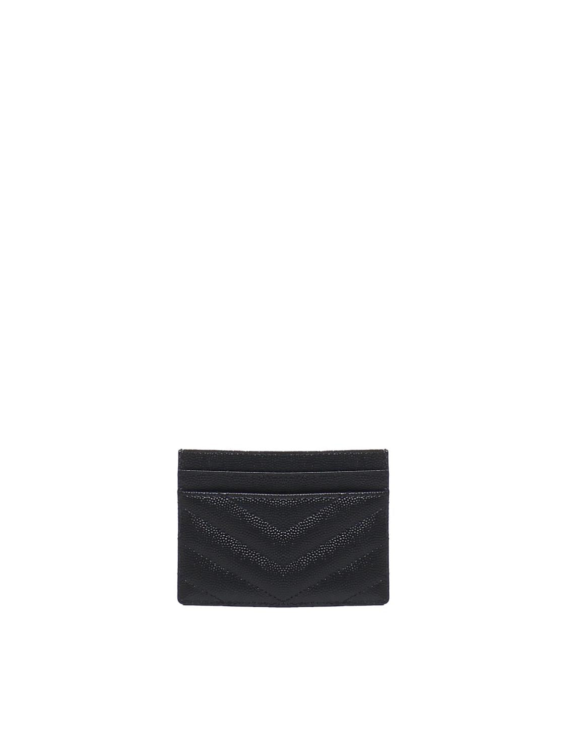Portacarte Cassandre matelassé 423291 BOW011000 SAINT LAURENT 