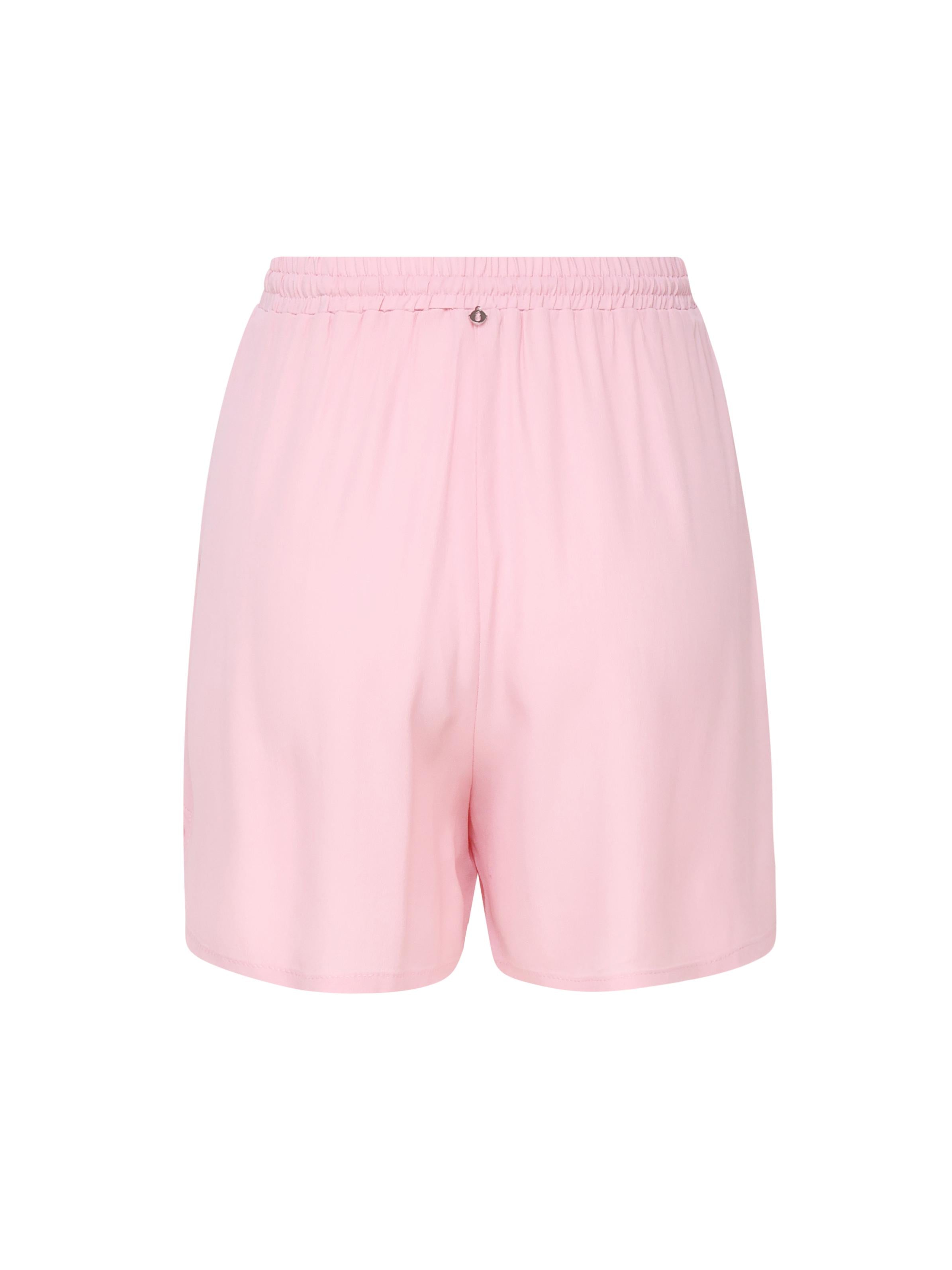 Shorts in misto seta DP9470 -MARSHMALLOW OTTOD'AME 