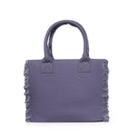 Borsa shopper Beach in canvas con logo 106673 A3A4J05 PINKO 