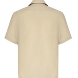 Camicia da bowling in lino M75CAMK09TES0I139 102 ELEVENTY 