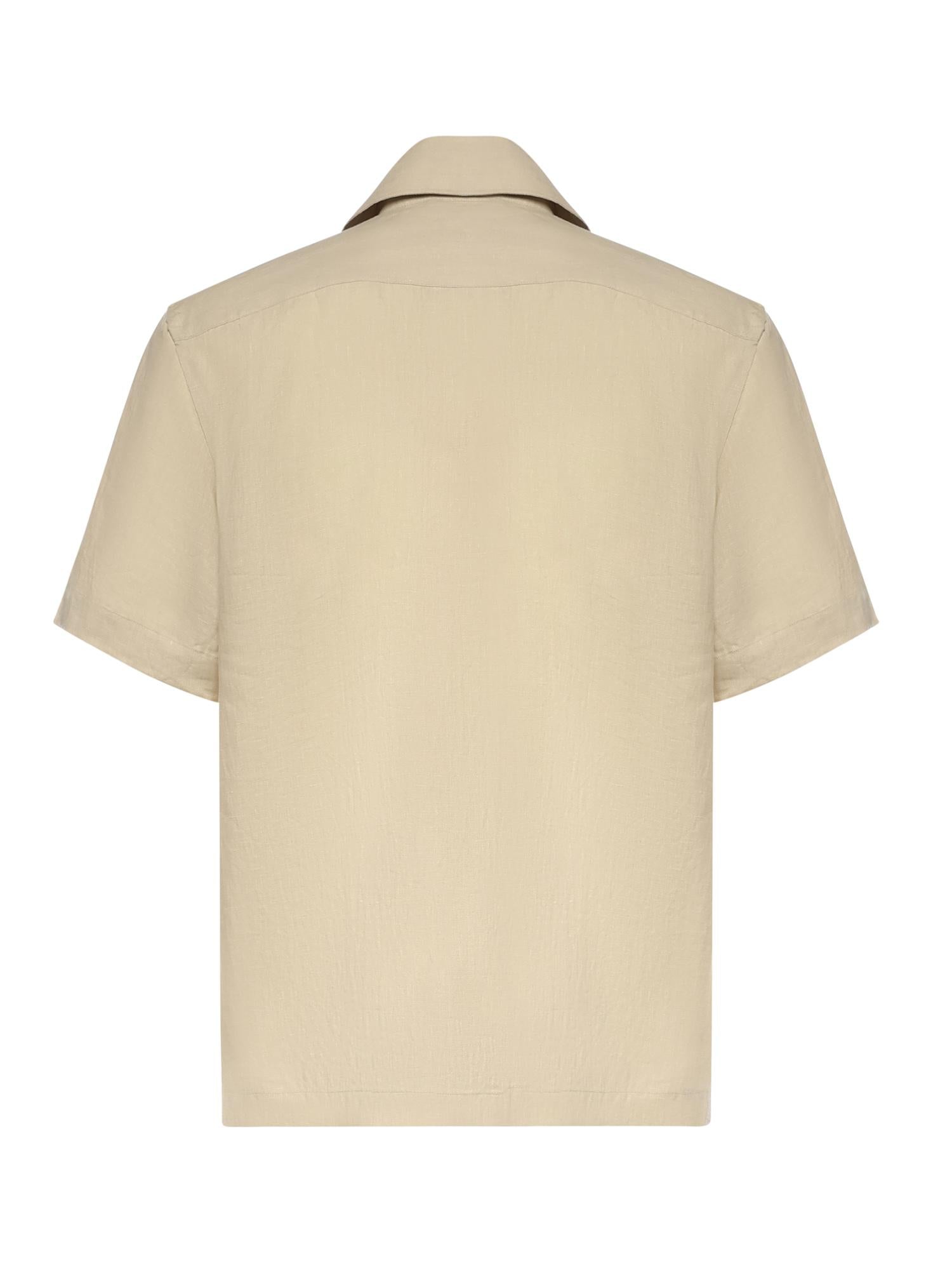Camicia da bowling in lino M75CAMK09TES0I139 102 ELEVENTY 