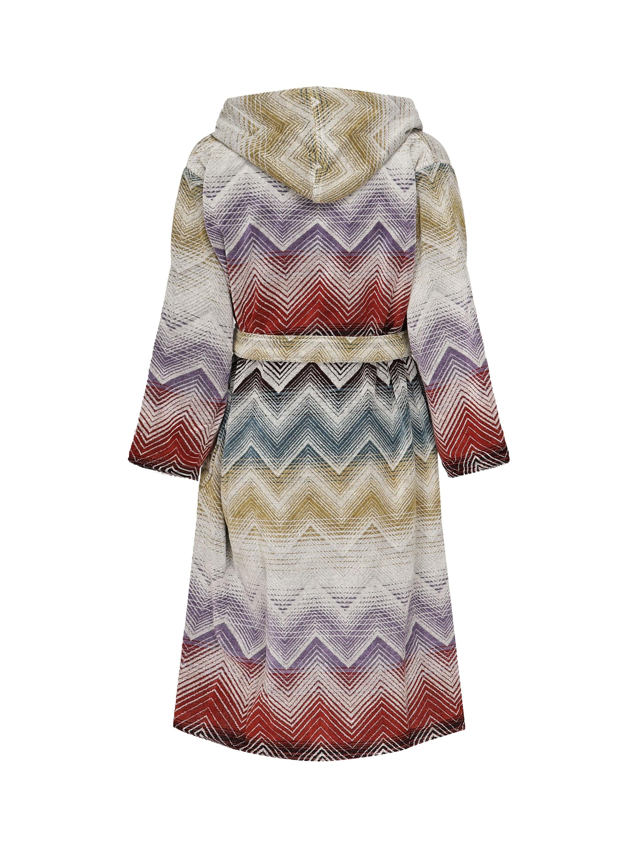 Accappatoio Chandler in spugna di cotone 1E3AC99105 100 MISSONI HOME 