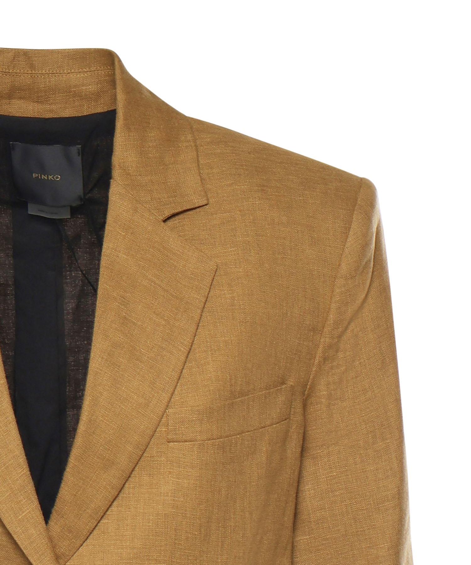 Giacca in lino 106879 A3E3L25 PINKO 