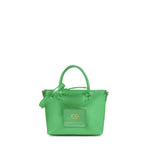 Mini bag in pelle con logo 73BP9VT02 LOLLI POPPOP GREEN V° 73 