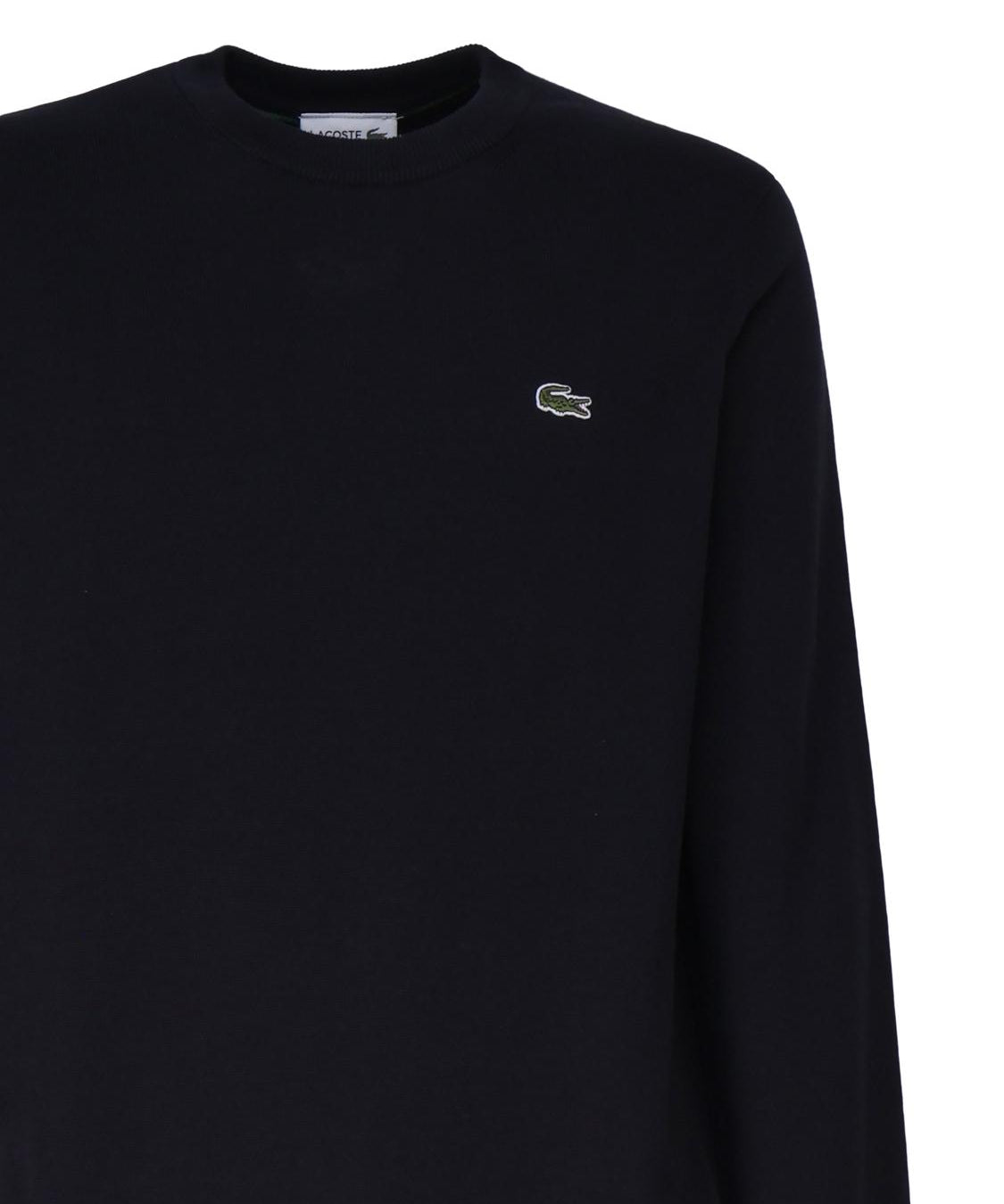 Maglioncino in misto cotone con logo AH0128 166 LACOSTE 