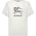 T-shirt in cotone con EKD disegnato 8121034 B7078 BURBERRY 