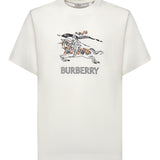 T-shirt in cotone con EKD disegnato 8121034 B7078 BURBERRY 