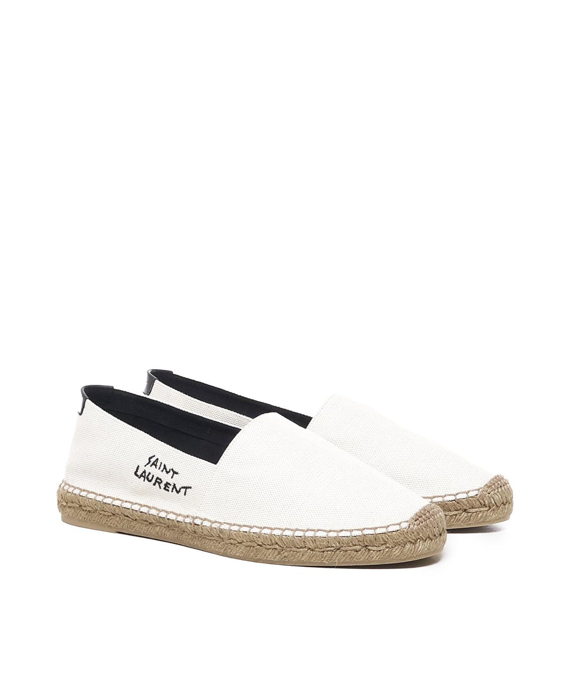 Espadrillas in tela con ricamo 605951 1P2109380 SAINT LAURENT 