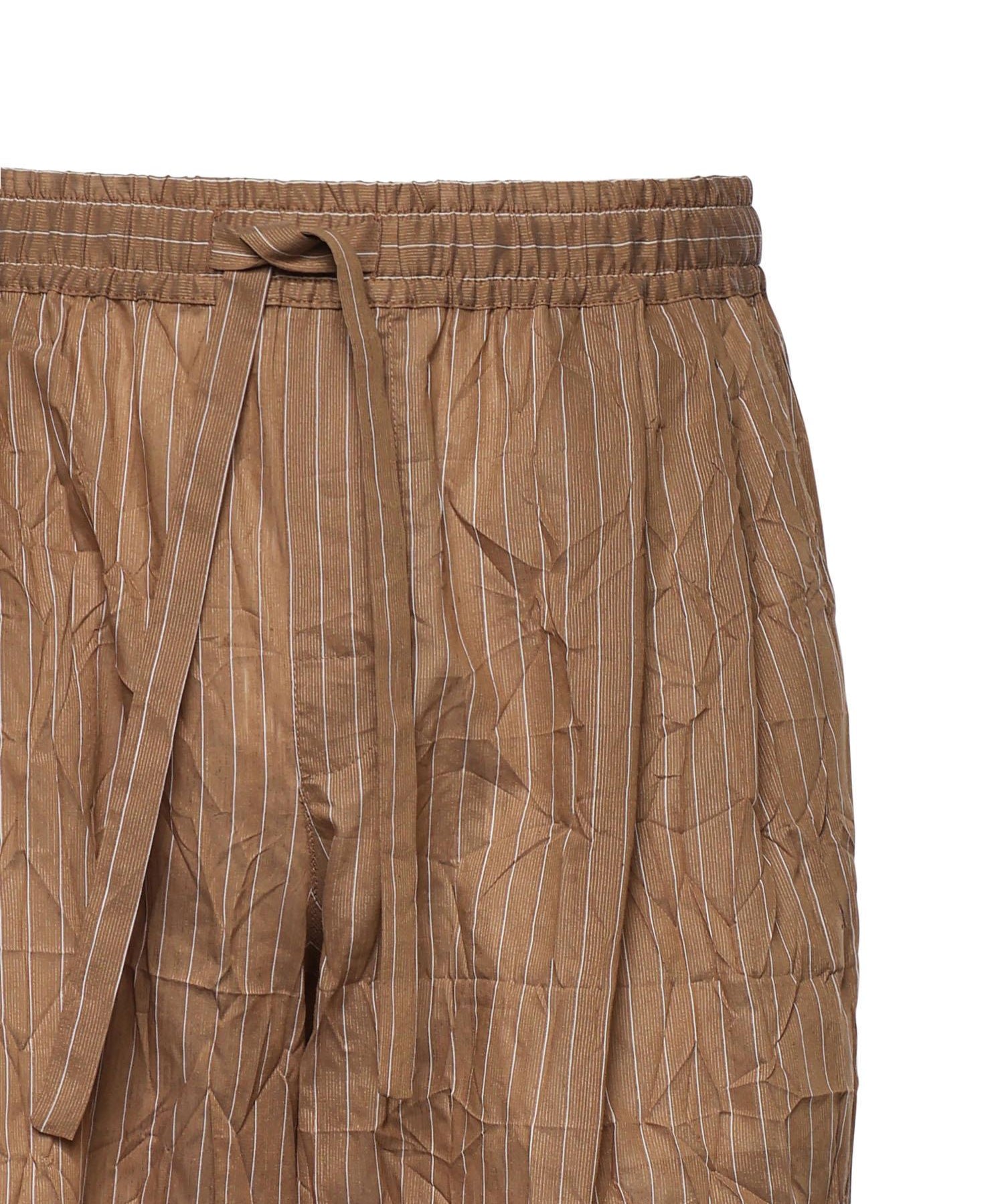 Pantaloni vanity in tessuto rigato froissé GP1N9T FBMFTS8054 DOLCE & GABBANA 