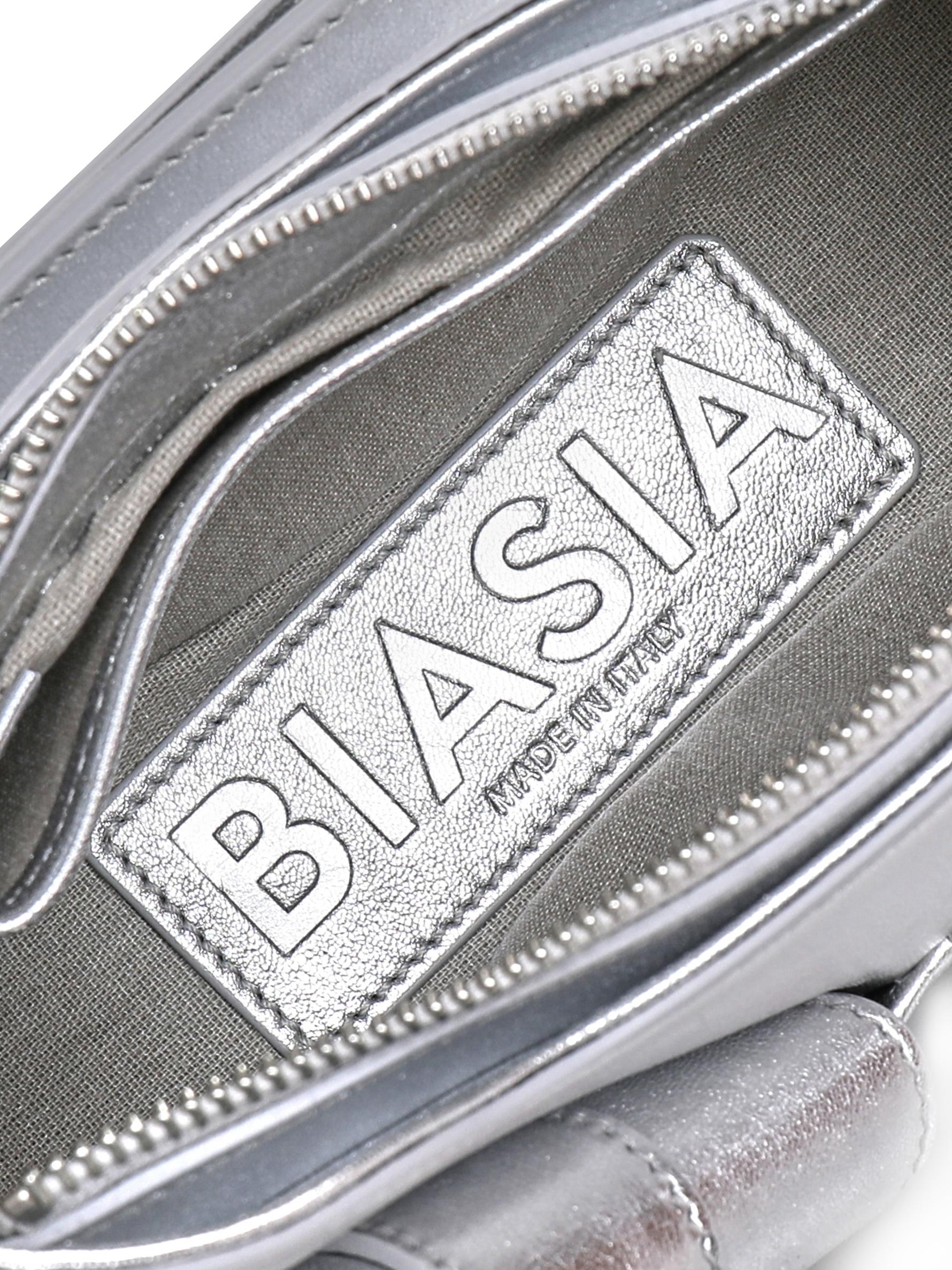 Borsa a spalla Y2K.002 FBBP70002LAM -ARGENTO/NIKEL BIASIA 
