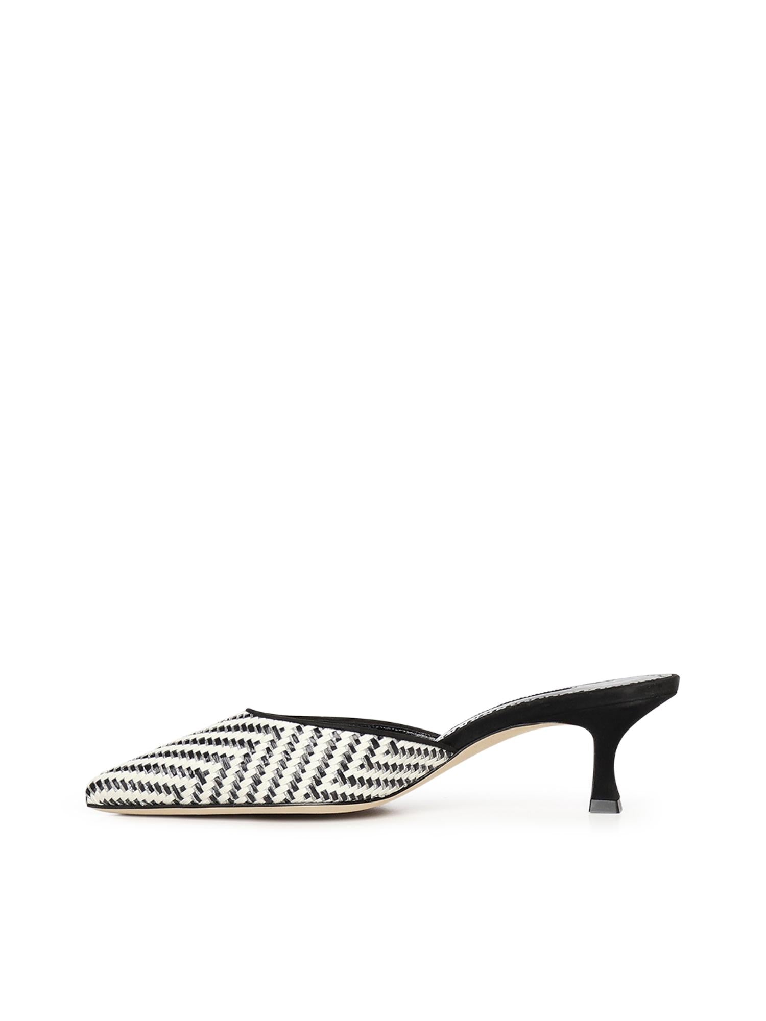Mules Carolyne in tessuto 1263126 978I MANOLO BLAHNIK 