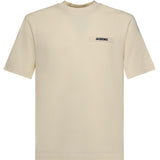 T-shirt in cotone con logo TSM00133AJ00226 150 JACQUEMUS 