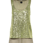 Canotta full paillettes 107743 A3NFS69 PINKO 