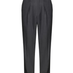 Pantaloni in lana vergine DOMINIQUE WMLGRIGIO SCURO MELANGE BEABLE 