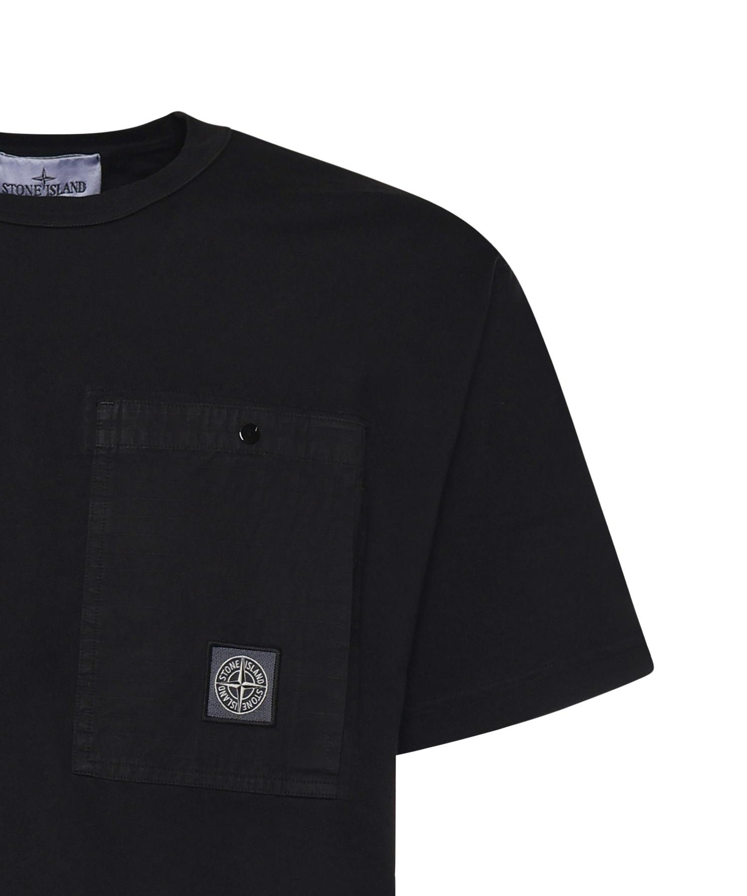 T-shirt con tasca sul petto in jersey di cotone L1S152100004 S0115V0029 STONE ISLAND 