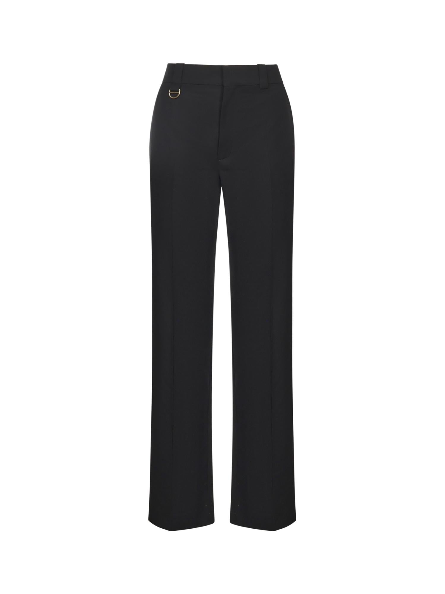 Pantaloni sartoriali in lana grain de poudre CHC25APA29067 001 CHLOÉ 
