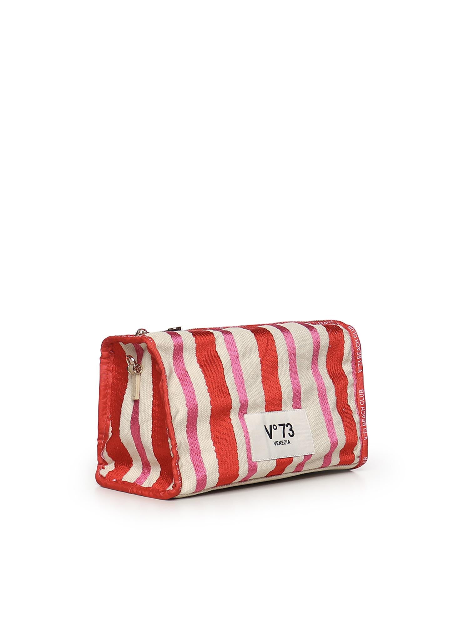 Clutch con logo 73BS9MV04R ILENEROSSO/MULTICOLOR V° 73 