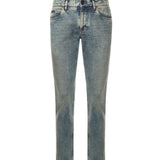 Jeans modello Regular cinque tasche realizzato in denim GYJCCD G8ME5S9001 DOLCE & GABBANA 