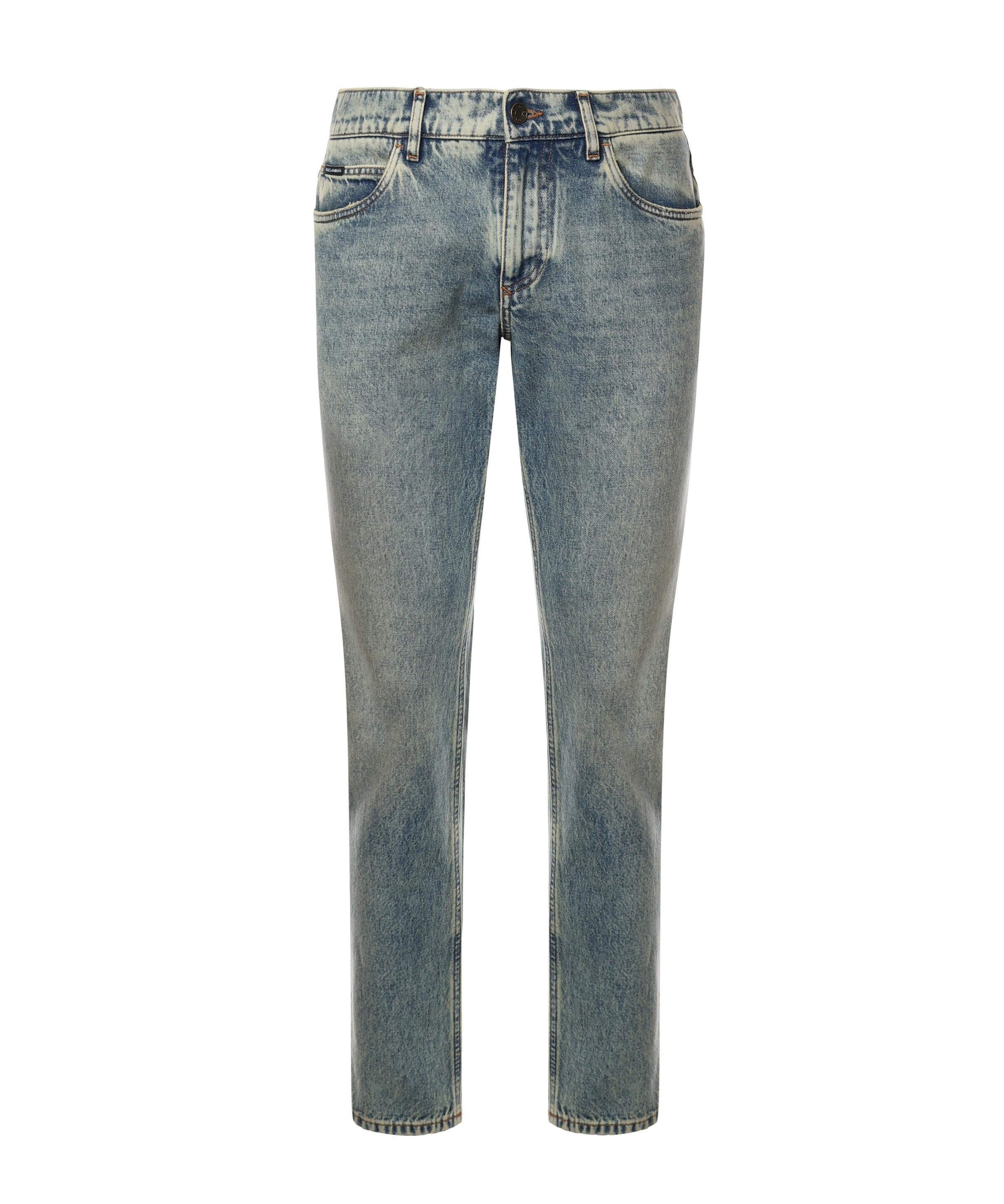 Jeans modello Regular cinque tasche realizzato in denim GYJCCD G8ME5S9001 DOLCE & GABBANA 