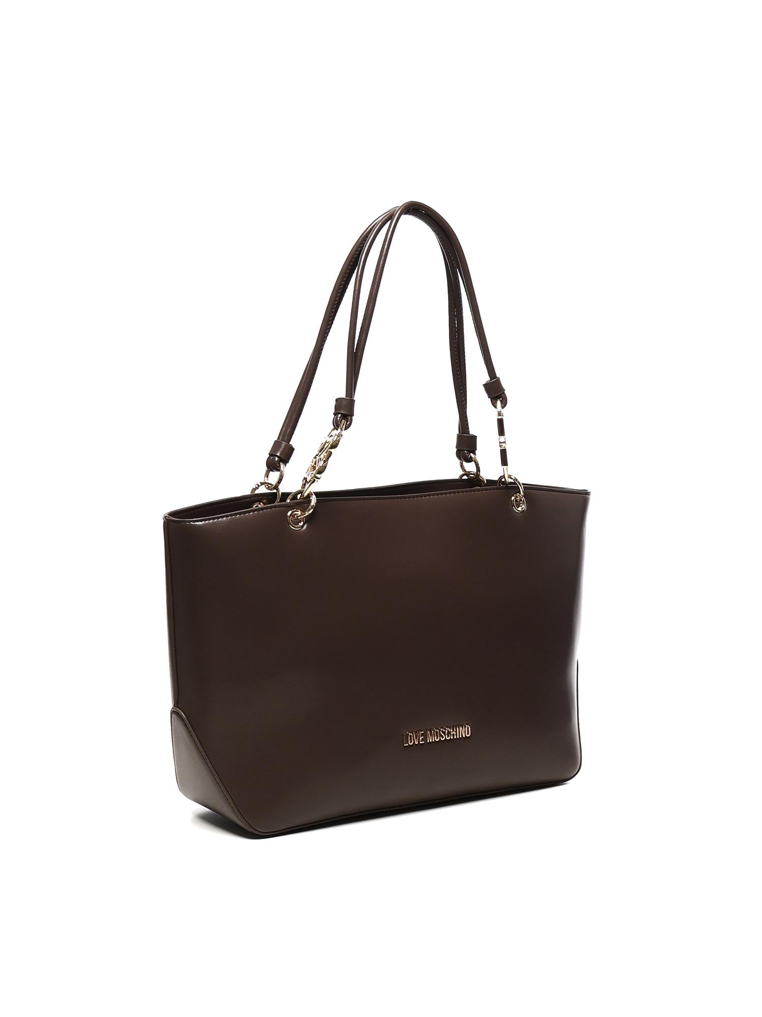 Borsa a mano con logo JC4074PP1NLF0 301 LOVE MOSCHINO 