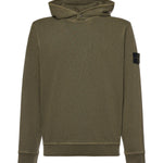 Felpa con cappuccio in cotone malfilé L1S156100031 S0060V0141 STONE ISLAND 