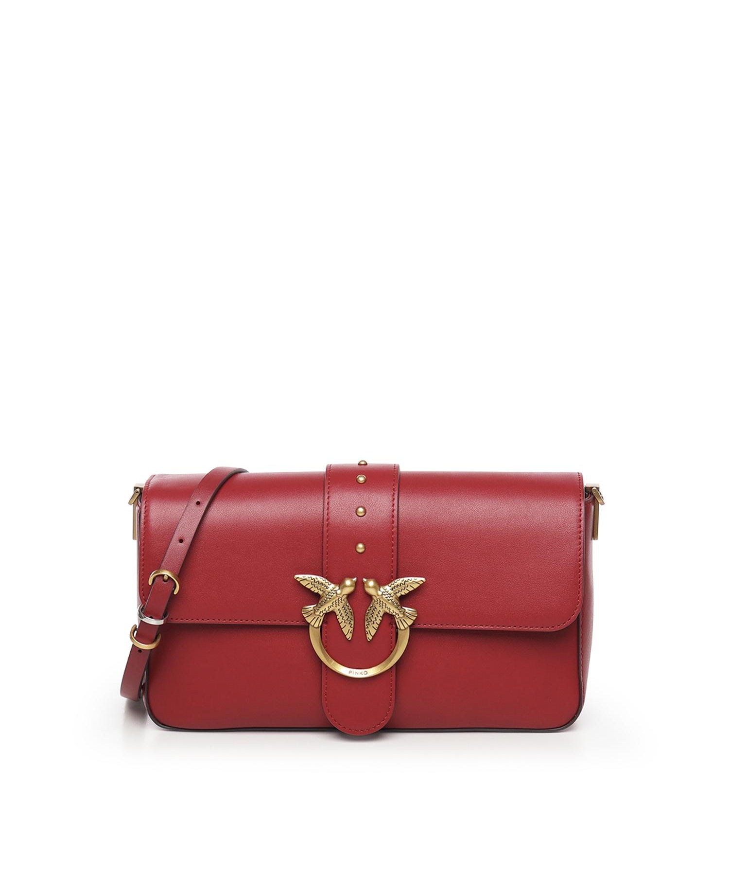 Borsa Love Bag One Slouchy in pelle 105823 A0QOOA4Q PINKO 