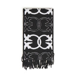 Sciarpa con logo Love Birds jacquard 105992 A2YOZZ2 PINKO 