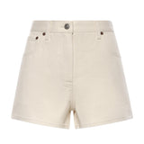 Shorts in denim di cotone 8B3DD22W 9Y5A03 VALENTINO GARAVANI 