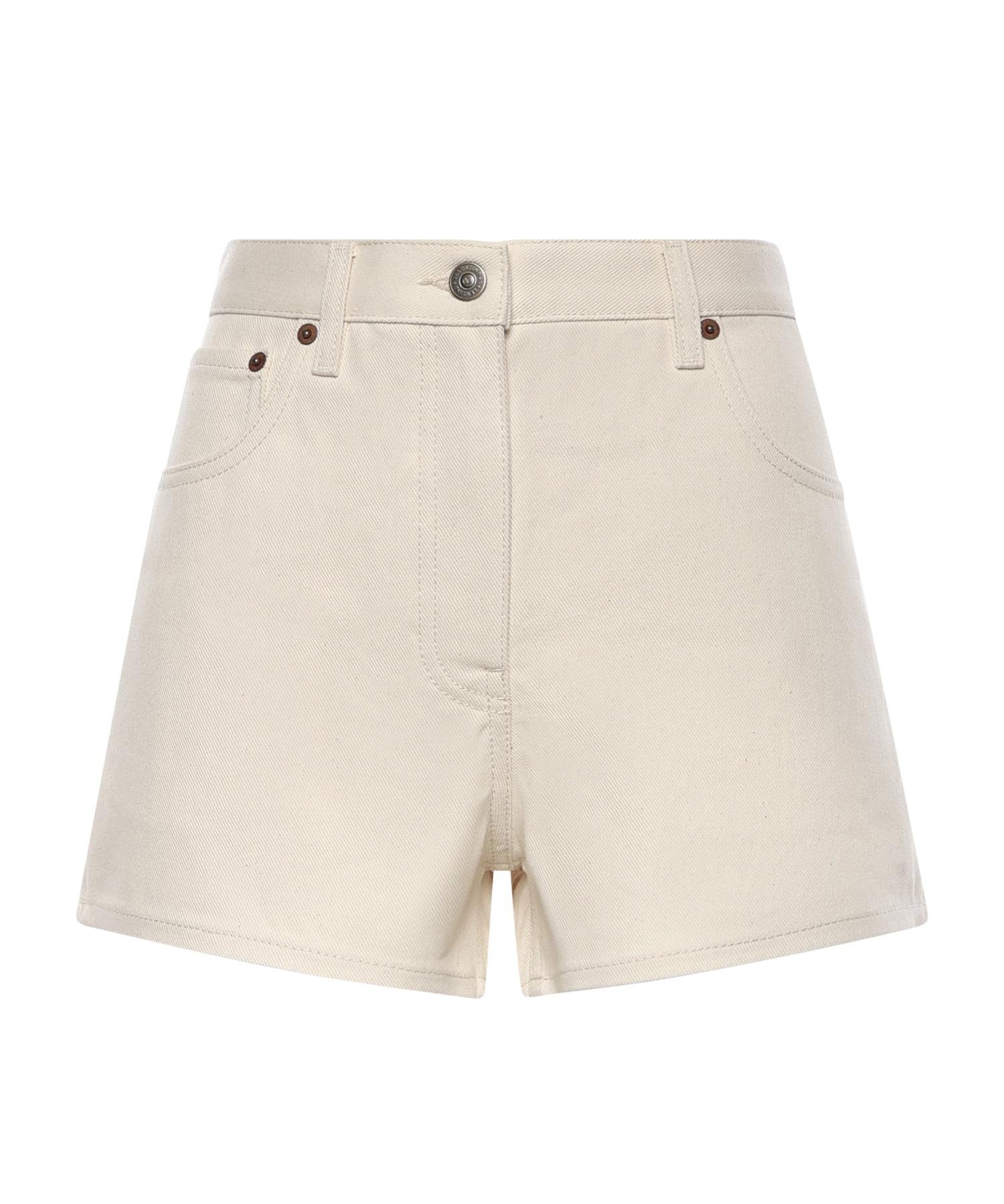 Shorts in denim di cotone 8B3DD22W 9Y5A03 VALENTINO GARAVANI 