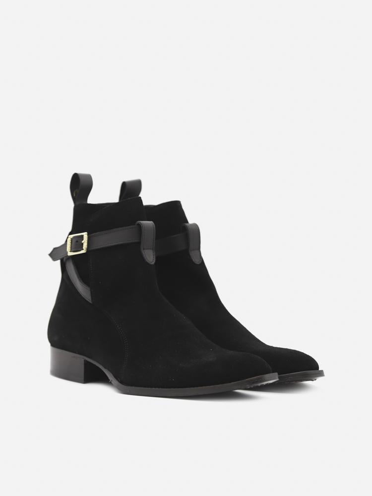Stivaletti Flash in suede 3126 7126 SUEDEBLACK GIULIANO GALIANO 