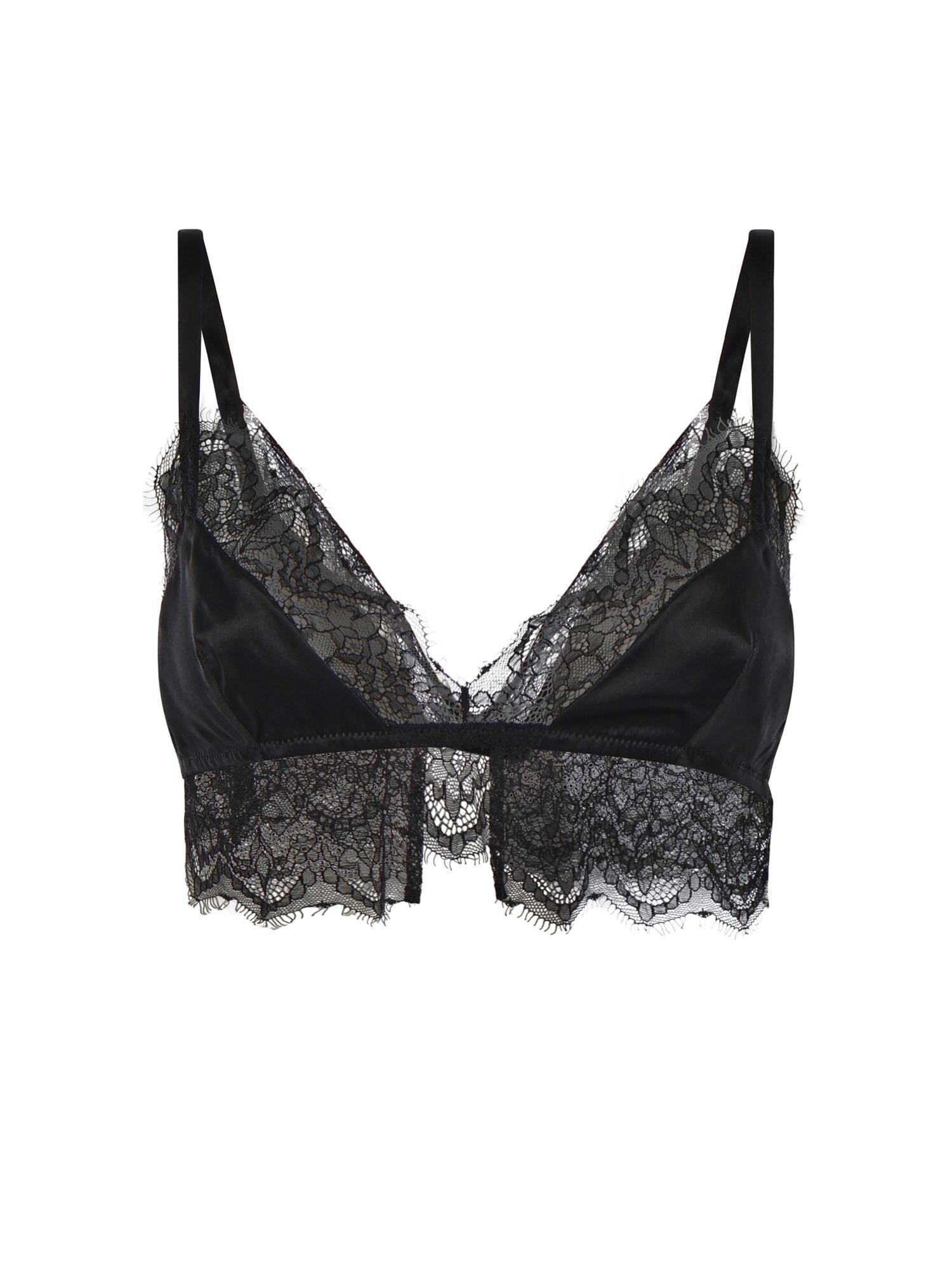 Reggiseno bralette soft cup in raso di seta O1C58T FUAD8N0000 DOLCE & GABBANA 