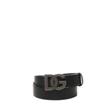 Cintura con logo in pelle di vitello BC4943 AG6518B956 DOLCE & GABBANA 