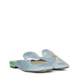 Mule Embroidered 5387783069 PALE BLUE KURT GEIGER 