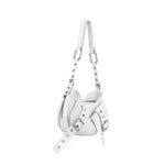 Borsa a spalla Y2K.002 FBBP70002 -BIANCO/NIKEL BIASIA 