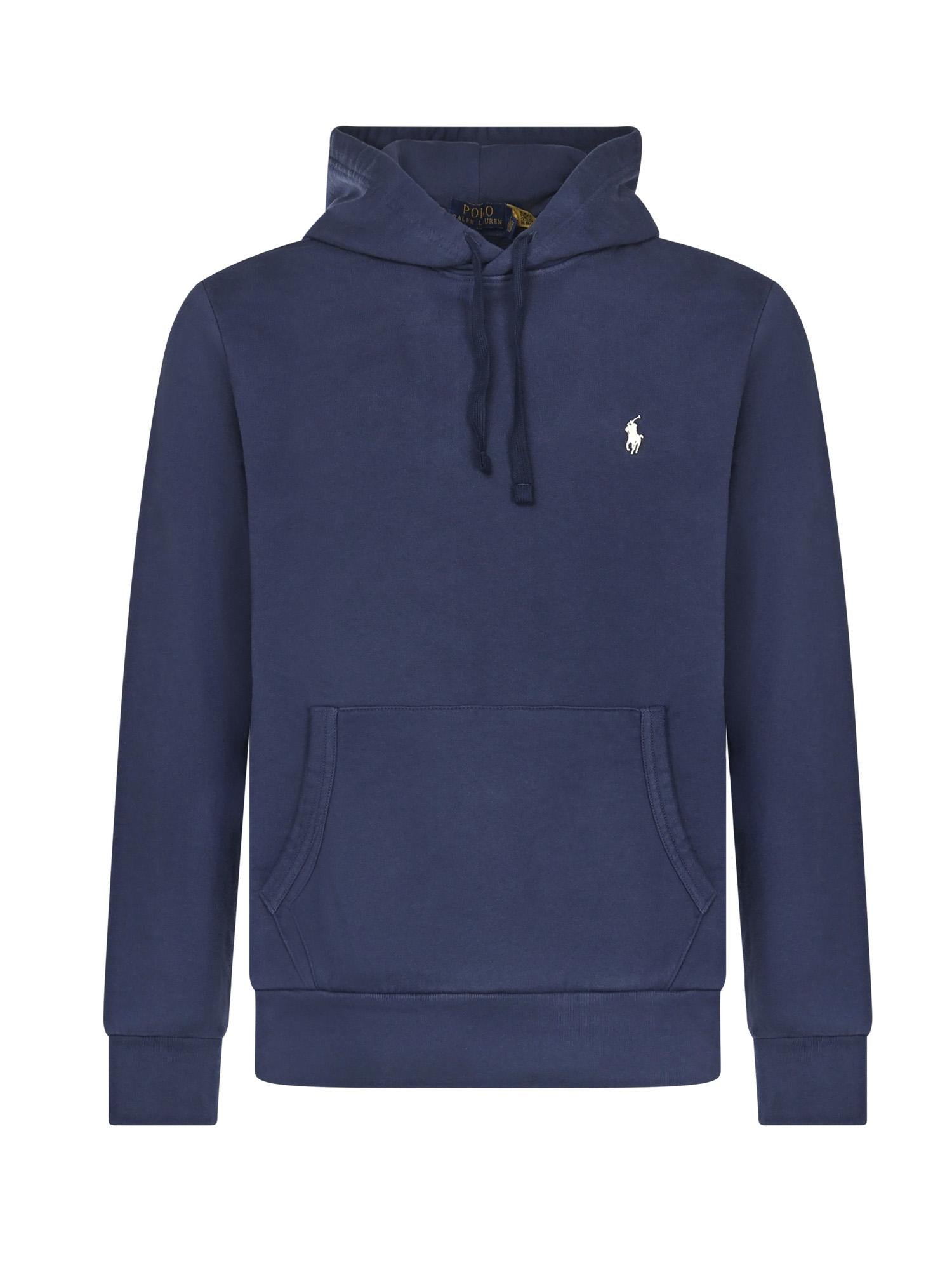 Felpa in cotone con logo 710916690 018 POLO RALPH LAUREN 